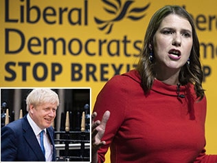 Boris Johnson and Jo Swinson