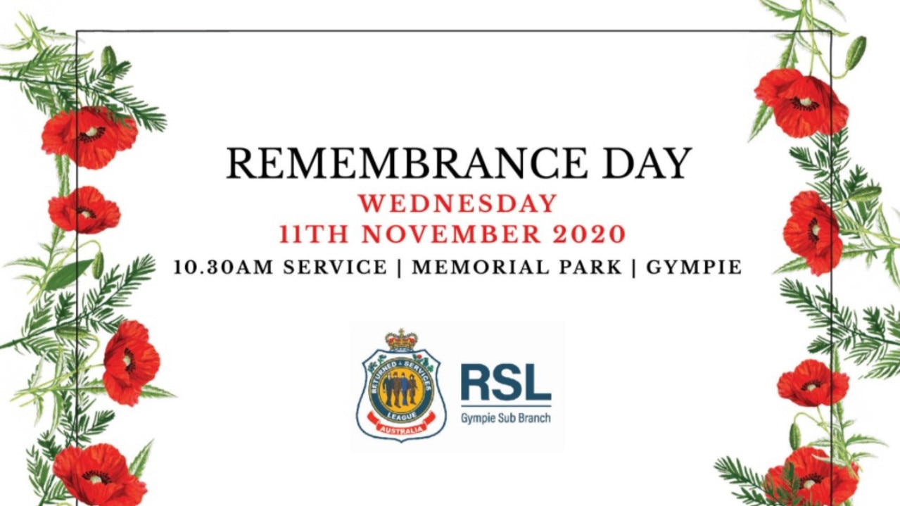 Gympie RSL Remembrance Day 2020