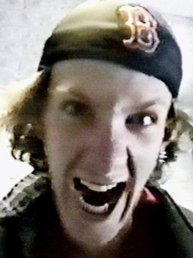 Dylan Klebold, involved in the killings of 12 students and a teacher at Columbine High School, yells into the camera in undated video he made as a school project with friend Harris.