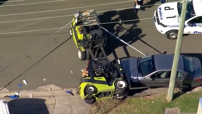 The man sustained head and chest injuries. Picture: 7 News