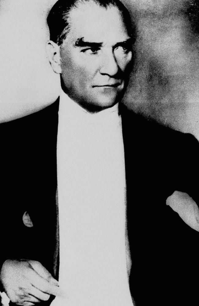 Founder of the modern Turkey ... Mustafa Kemal Ataturk, pictured in 1937. Picture: AP Photo