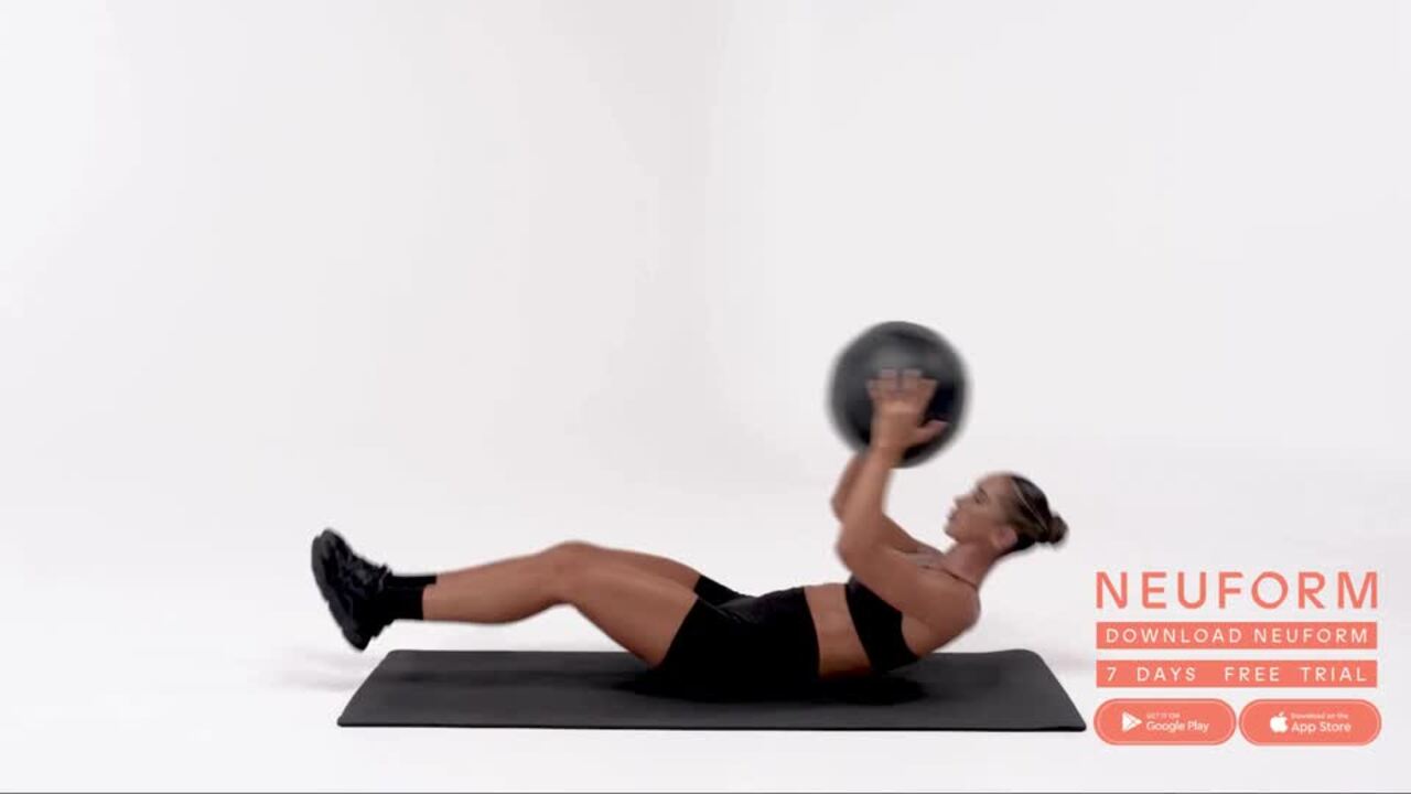 Med Ball Abs on the Floor