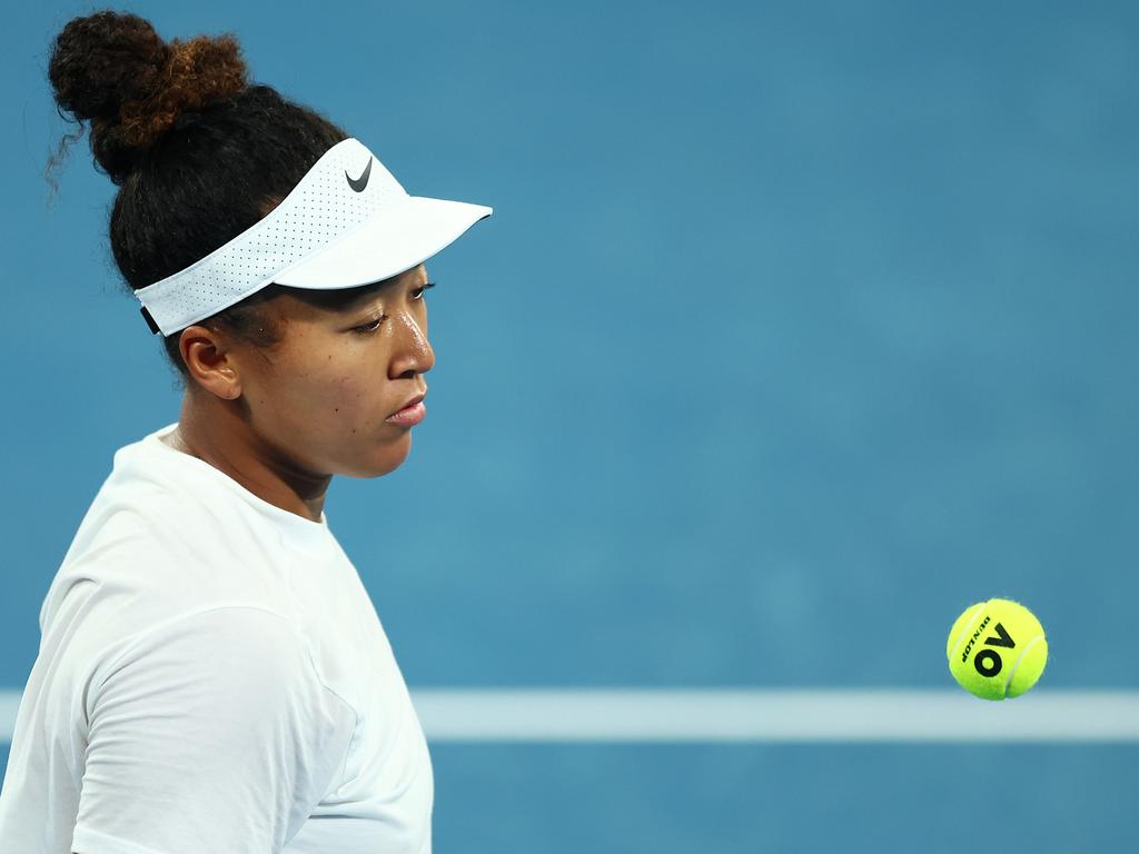 Naomi Osaka has her eye on the prize in Melbourne. Picture: Graham Denholm/Getty Images