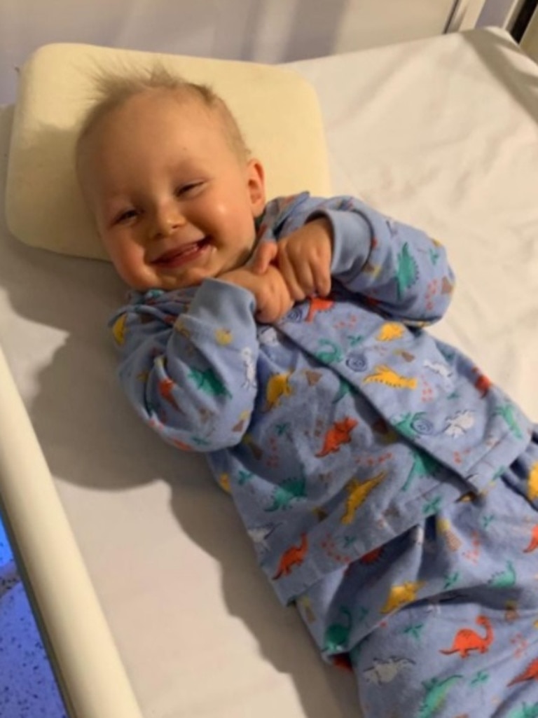 Jordan Ablett posts inspirational new photos of son Levi. Photo: Instagram, jordan_ablett