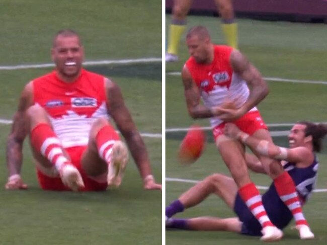 Buddy Franklin had a brain fade.