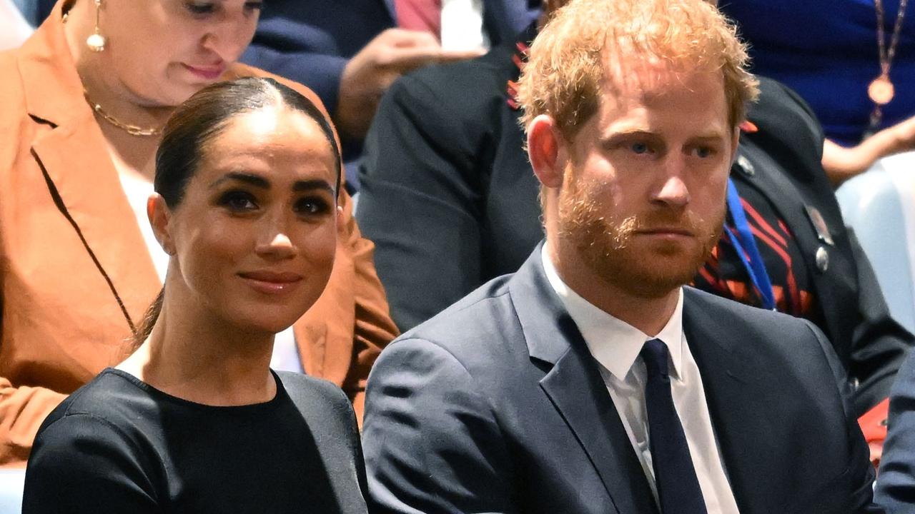 The Sussexes were ‘financially compensated’ after being forced to give back the keys. Picture: Timothy A Clary/AFP