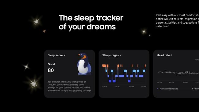 The Samsung Galaxy Ring will give you a sleep score via your phone.