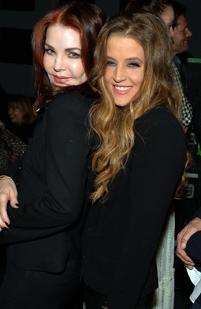 Priscilla and Lisa Marie Presley. Picture: Rick Diamond/Getty Images for Americana Music Festival