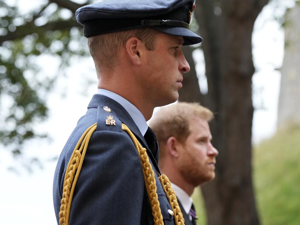 Prince Harry’s relationship with Prince William remains fraught. Picture: Getty Images