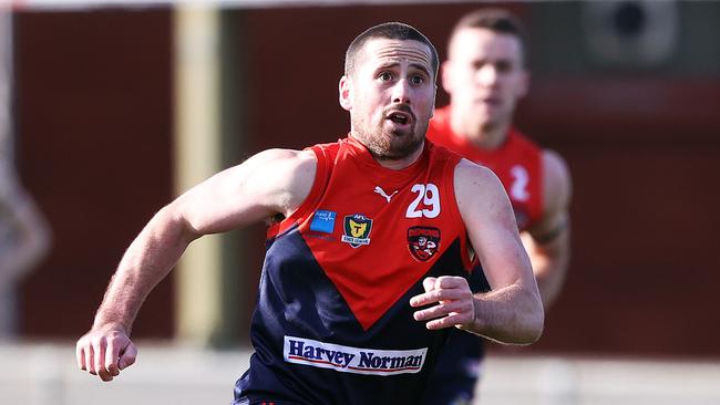 North Hobart’s Troy Cunliffe in action. Picture: Zak Simmonds