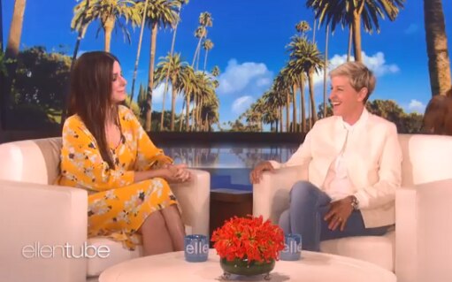 Sandra Bullock talks with Ellen about the 'penis facial'