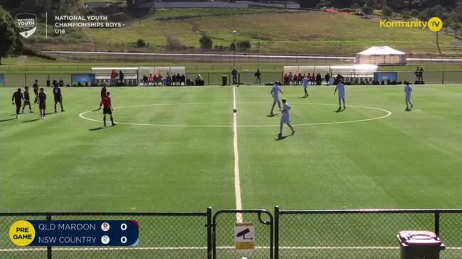 Replay: Queensland Maroon v NSW Country (U16 Placement quarter final) - Football Australia Boys National Youth Championships Day 4