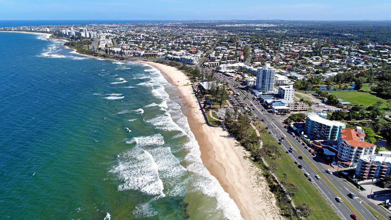 DRONE: 2018 Aerial photo of Alexandra Headland. Picture: Patrick Woods