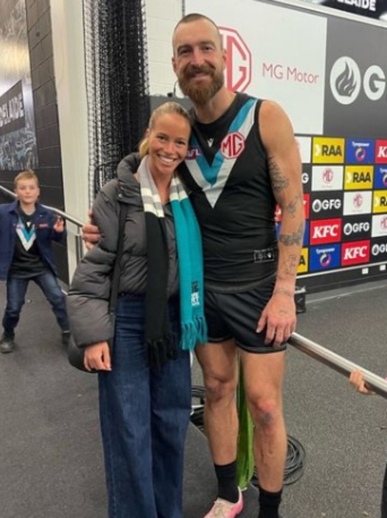 Charlie Dixon: Port Adelaide star’s girlfriend moving to SA | The ...