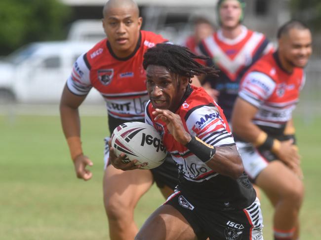Kirwan State High School hosts St Patrick's College, Mackay, in round 1 of the 2025 Aaron Payne Cup. Picture: Evan Morgan