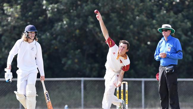 Bowler Tom Stewart has been identified as one to watch this season in the Men’s Division 1 competition. Picture: Patrick Woods / Sunshine Coast Daily.