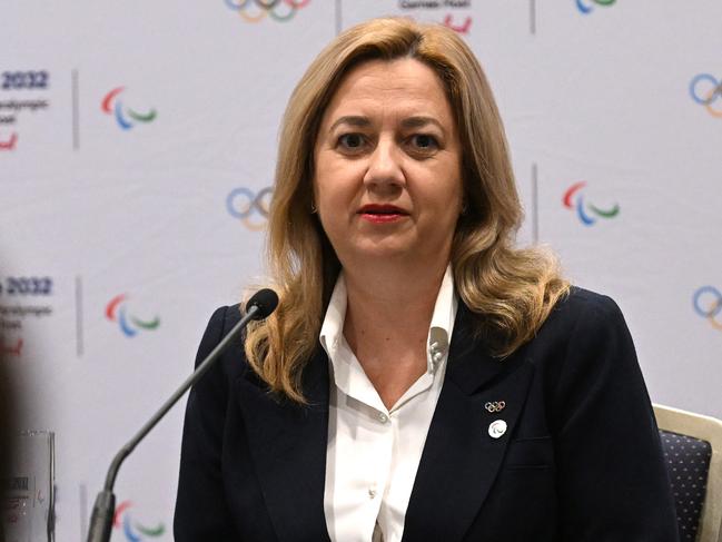 BRISBANE, AUSTRALIA - NewsWire Photos - MARCH 22, 2023.Queensland Premier and Minister for the Olympic and Paralympic Games Annastacia Palaszczuk during a press conference at the 2032 Legacy Forum.Picture: Dan Peled / NCA NewsWire