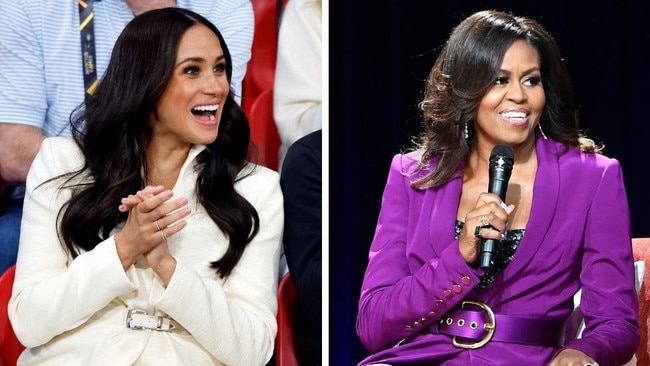 According to royal biographer Tina Brown, the Duchess wants to emulate someone like Michelle Obama. Pictures: Getty Images