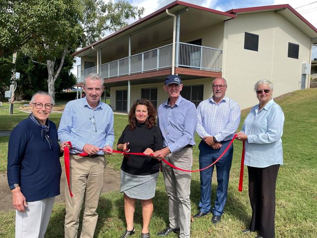 Federal Member for Page Kevin Hogan unveils new Coraki caravan park upgrades.