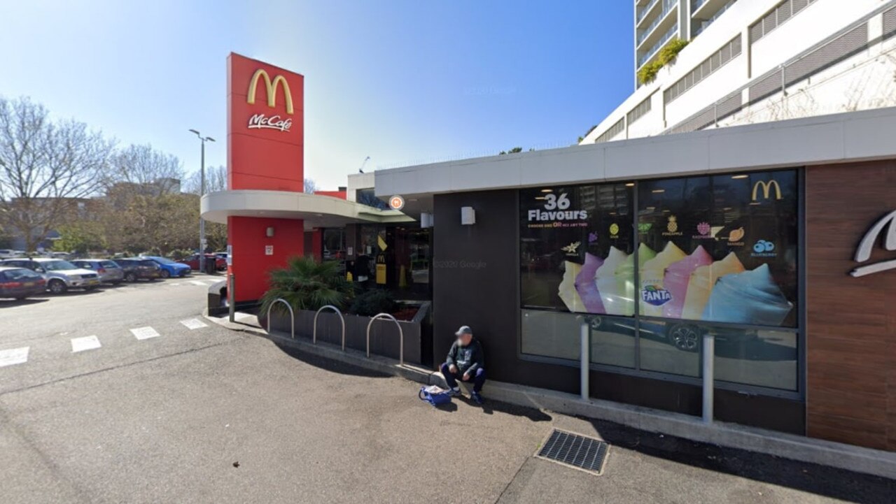 Emergency services were called to the fast-food store at King St after reports of a man suffering serious burns. Picture: Google