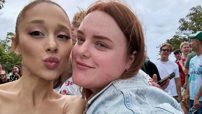 Tianna Joy flew from Adelaide to Sydney in the hope of meeting Ariana Grande.