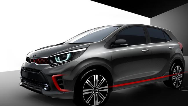 Police detected the man driving a Kia Picanto similar to this file image