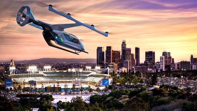 Uber has chosen Melbourne to pilot its flying taxis. Picture: Supplied