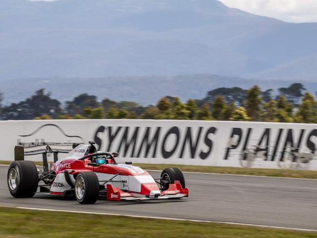 James Golding at Symmons Plains in his S5000. Picture: Angryman Photography