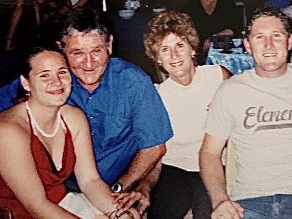 Sue Duffy with her daughter Debbie, husband Dan and son Gavin.