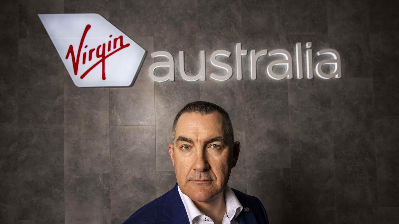 Virgin Australia CEO Paul Scurrah does not believe international travel will return ‘in the next few years’. Picture: Glenn Hunt/The Australian