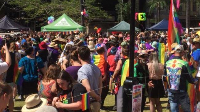 Same Sex Marriage Campaigners Rally In Cbd The Courier Mail