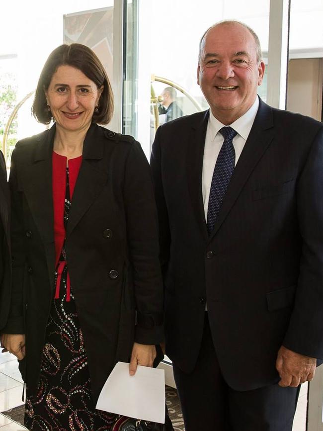 Gladys Berejiklian and secret partner Maguire.