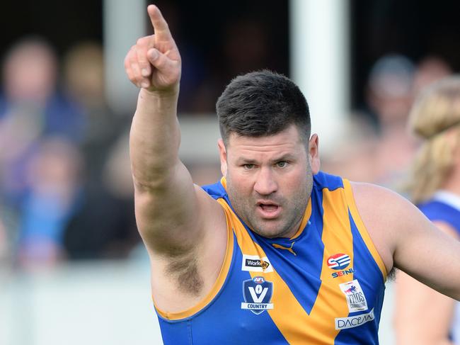 Cranbourne full-forward Marc Holt wants to play on in 2021. Picture: Chris Eastman