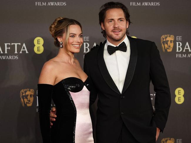 Margot Robbie and Tom Ackerley first met in 2013 on the set of Suite Francaise. Picture: AFP
