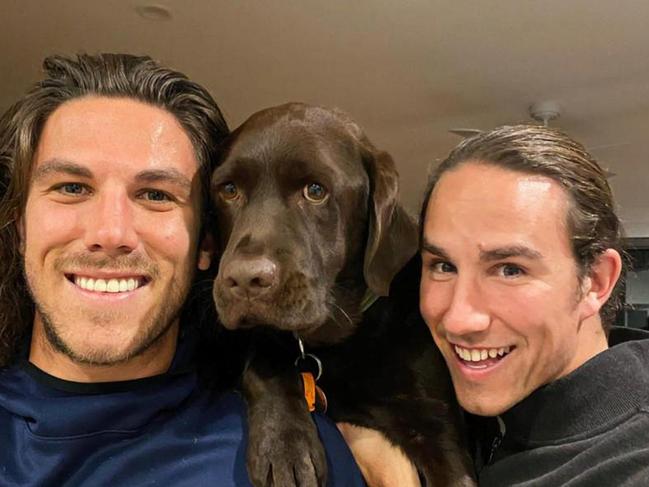 A major search has been launched in Ensenada, Mexico for two brothers, Jake (right) and Callum Robinson (left) from Perth, who were visiting on a surfing trip. Picture: Instagram