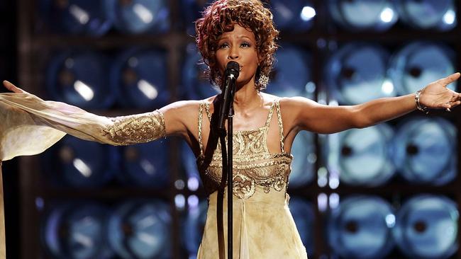 Whitney Houston in a scene from Whitney. Picture: Getty Images