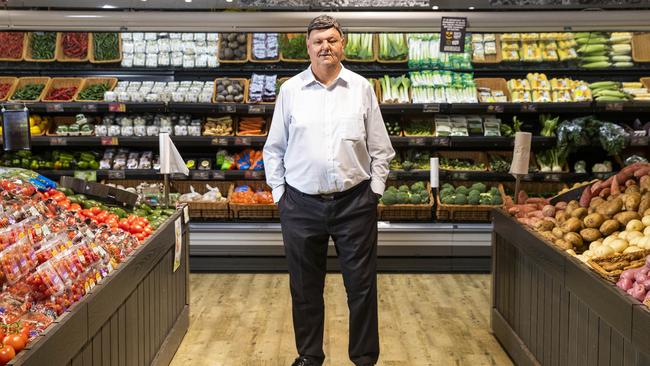 Ritchies Supermarkets CEO Fred Harrison said most consumers were not tracking inflation month to month. Picture: Aaron Francis