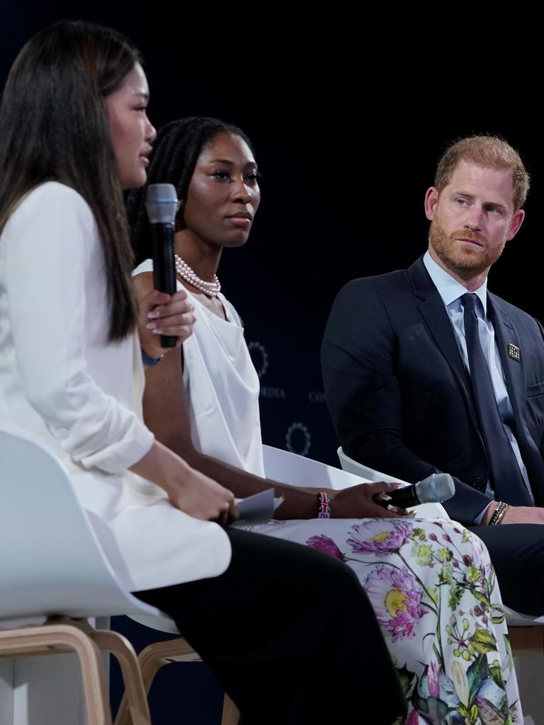 He spoke during a summit to the recipients of The Diana Award. Picture: John Lamparski/Getty Images