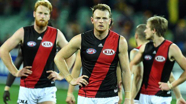 Essendon finished the season with three wins and 19 losses. Picture: Tom Huntley