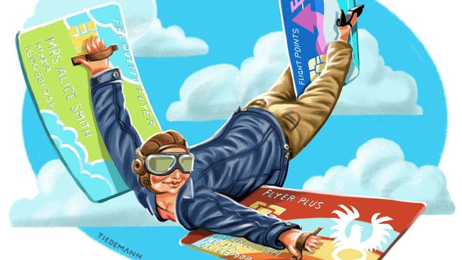 Ready for takeoff? Maximise the reward points you can earn. Illustration: John Tiedemann