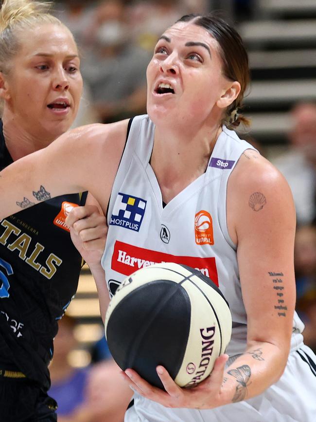 Cayla George playing for the Sydney Flames, early 2025. Picture: Mark Nolan/Getty Images