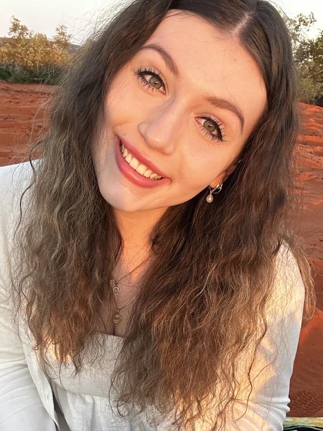 Flinders University student Carly Sgarbossa has moved from Alice Springs to Adelaide to study a Bachelor of Early Childhood Education and says the Country Education Foundation has helped her on her educational journey. Picture: Supplied