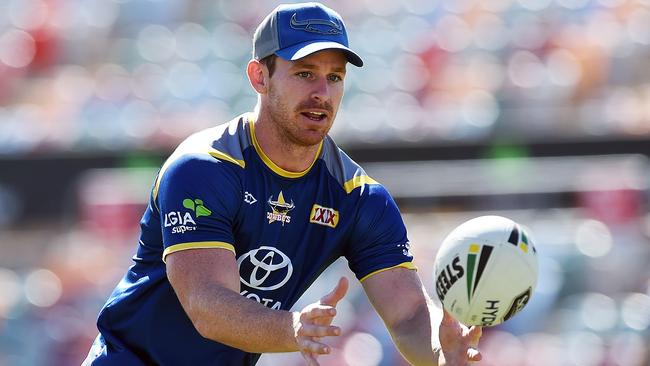 Playmaker Michael Morgan is the man who needs to lift as Johnathan Thurston’s replacement. Picture: Zak Simmonds