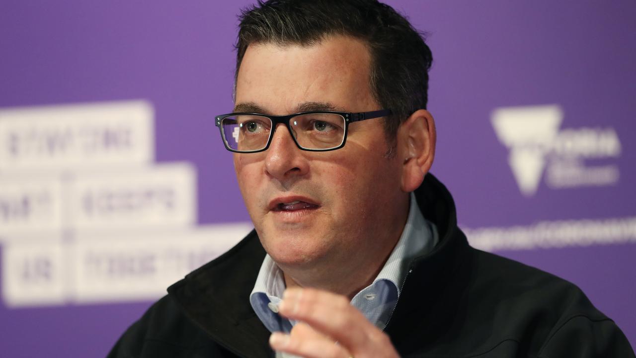 Victorian Premier Daniel Andrews has told residents to ‘consent to the test’. Picture: David Crosling