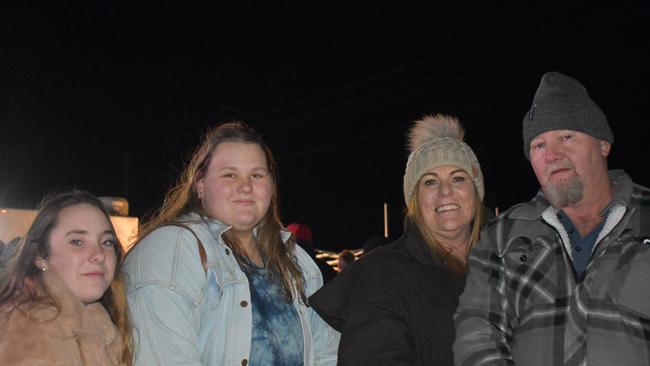 Elizabeth Cunkle, Annalyce Squires, Tracey Reilly, and Glen Bfingst at the 2021 Killarney Bonfire Night.