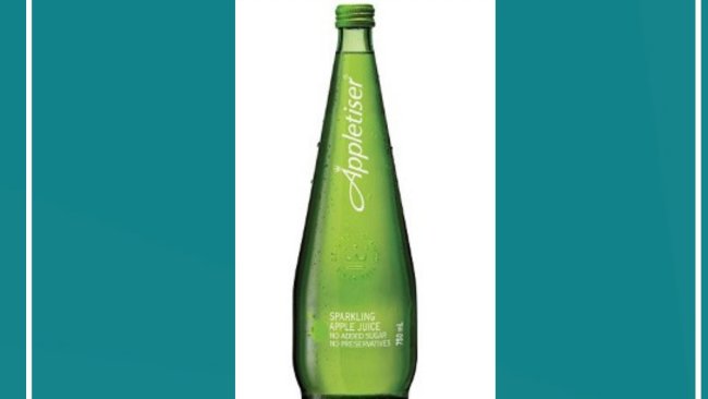 THe 750ml Appletiser bottles have been recalled from Coles supermarkets in NSW, Victoria and Tasmania. Picture: Twitter/FoodStandardsAusNZ