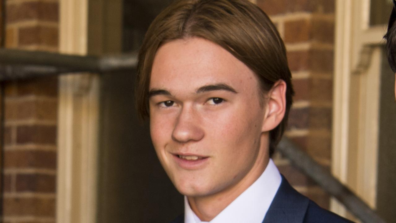 Nathan Mead at Downlands College mass for Yr 12 graduates at the college in 2019. Picture: Kevin Farmer