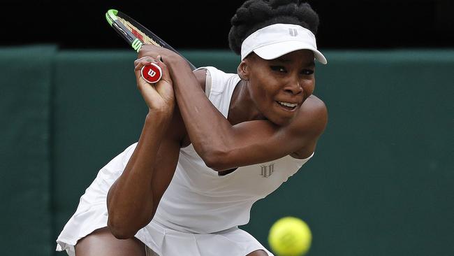 Venus Williams dropped the last nine games against Garbine Muguruza.