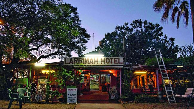 The pub in the heart of Larrimah. Picture: Michael Franchi