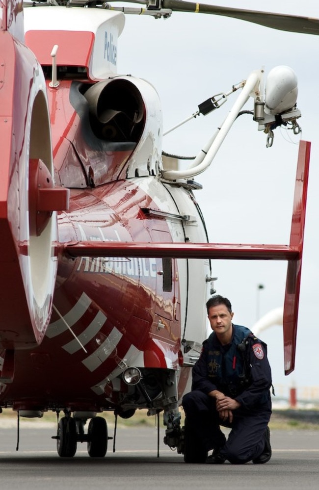 Geelong paramedic Michaels Wells in his younger days. Picture: Supplied.